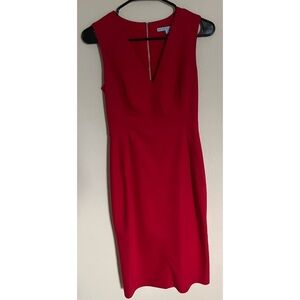 ANTONIO MELANI Red Midi Dress